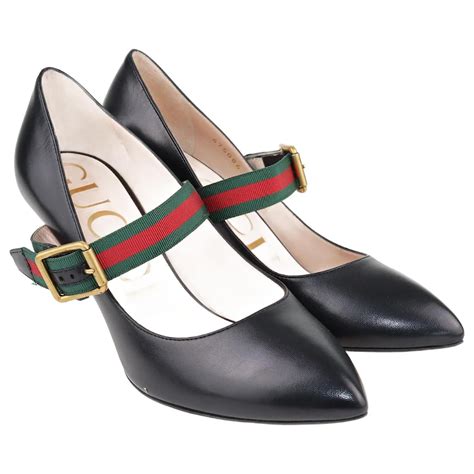 mary jane shoes gucci|Gucci sylvie leather.